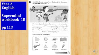 Super Minds Workbook 1B｜Year 2｜English｜pg113｜Unit 9 At the beach ｜Super Minds 1 [upl. by Constance86]