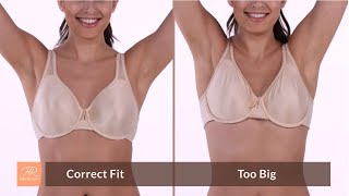 Bra Fitting How to Find the Best Fitting Bras [upl. by Kwabena]