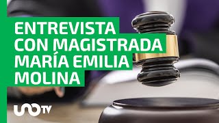 María Emilia Molina formará parte del Comité de Evaluación del Poder Judicial bajo protesta [upl. by Anirrehs18]