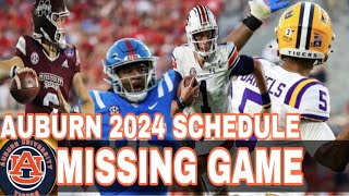 Auburn Football Schedule will miss this GAME [upl. by Dannye]