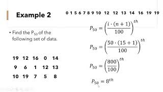 Percentile for ungrouped data [upl. by Enael]