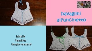 bavaglini alluncinetto tutorial bavaglino con gli archetti [upl. by Jillana]