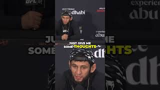 Khamzats thoughts on Robert Whittaker REVEALED ufc mma ufc308 fight [upl. by Artemas]