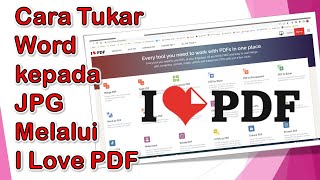 Cara Tukar Fail Word kepada JPG I How to Convert Word Files to JPG [upl. by Heall163]