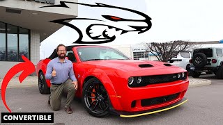 NEW Dodge Challenger Hellcat Convertible Its Real [upl. by Diba]