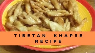 Tibetan Khapse Recipe  Budh Purnima lalitamanhas lalita [upl. by Panthea]