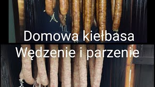 Domowa kiełbasa  wędzenie i parzenie [upl. by Tonnie]