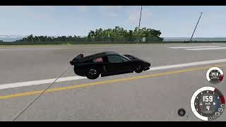 BeamNG Civetta Bolide Crash At High Speeds [upl. by Hayes642]