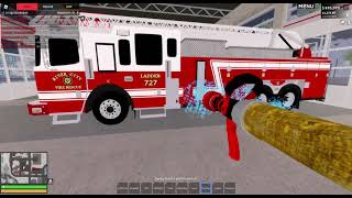 day of a firefighter series episode 1 emergency response liberty county roblox [upl. by Vassar357]