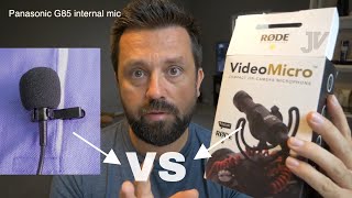 Lavalier Lapel Clip Mic vs Rode Video Micro [upl. by Ambros]