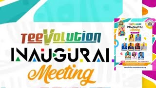 LIVE TeeVolution INAUGURAL Meeting [upl. by Ahseinar932]