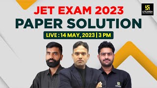 JET EXAM 2023 PAPER SOLUTION  JET 2023 Answer Key  Utkarsh Agriculture Classes [upl. by Adnilasor]