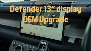 How to upgrade 2020 Defender 10quot Display to 13quot bigger display screen [upl. by Adnamra]