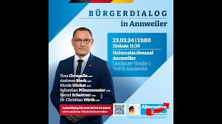 Samstag den 23 März um 13 Uhr live aus Annweiler [upl. by Boj]