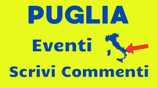 PUGLIA 2024  Eventi  Concerti  Discoteche  Sagre  Fiere  Arte  Gite  Centro Sociale  Ecc [upl. by Travis]