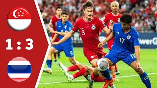 Highlight amp All goals Singapore vs Thailand I World cup Qualifiers [upl. by Checani]