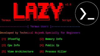 Unlocking the Lazy Script Complete Termux Setup [upl. by Ahsenauq]