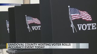 Sandoval County hosting voter rolls accuracy event [upl. by Lavinie839]