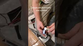 How to apply teflon tape shorts [upl. by Hopper]