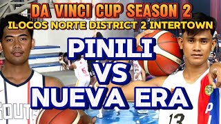 PINILI VS NUEVA ERA  DA VINCI CUP ILOCOS NORTE DISTRICT 2 INTERTOWN 2024 GAME HIGHLIGHTS [upl. by Golanka]