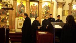 CORO SAN JUAN DAMASCENO BYZANTINE MUSIC part 1 [upl. by Eelyr]