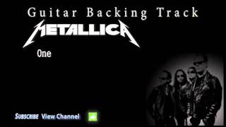 Metallica  One Guitar Backing Track [upl. by Adliwa201]