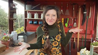 Potting Shed Makeover  How To Maximise Storage amp Organise a 6x8 Shed  Homegrown Garden [upl. by Nanreh]