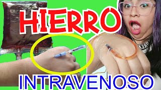 🌟COMO preparar y administrar HIERRO INTRAVENOSO 🌟 ✨CÓMO se APLICA el HIERRO ENDOVENOSO ✨ [upl. by Tnomed87]