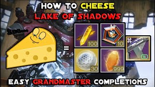 How To Cheese Lake Of Shadows First BossThreshersTormentorFinal Boss For Easy GMs Destiny 2 [upl. by Paten98]