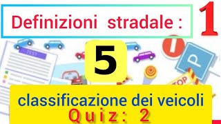 Classificazione Dei Veicoli 1 con lavagna ottima speigazione [upl. by Stormy]