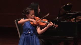 Yesong Sophie Lee  Wieniawski  Variations on an Original Theme  2014 [upl. by Dloreg]