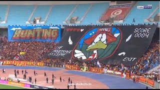 الترجي الرياضي التونسي 10 الوداد  دوري السوبرليغ 🏆 EST vs WAC Tifo et Ambiance [upl. by Eiluj]