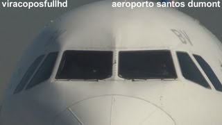 Decolagem Aeroporto Santos Dumont TAM A319 HD [upl. by Nahij]