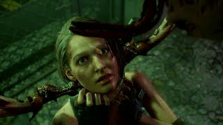 Jill Gets Infected with Parasites  Death Scene  Resident Evil 3 Remake [upl. by Eilac510]