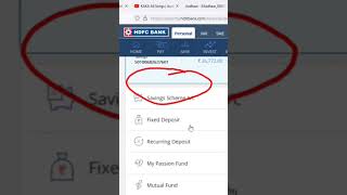 hdfc bank fixed deposit kaise tode 2024 hdfc fixeddeposit fd viral tech [upl. by Tnemelc]