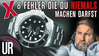 🥶 SO ZERSTÖRST DU DEINE LUXUSUHR 8 FEHLER DIE DU NIEMALS MACHEN SOLLTEST [upl. by Abernathy]