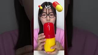 Big Medicine Vs Small Medicine Challenge help facts kindness shortvideos [upl. by Airotkiv576]