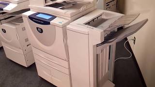 Copiers  Xerox 5735 5755 copier printer scanner Low Meter 2017 2019 [upl. by Madella15]