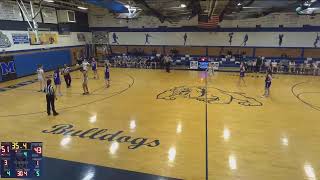 Metuchen vs Bordentown Girls Varsity Basketball 22124 NJSIAA Tournament First Round [upl. by Ihcekn428]