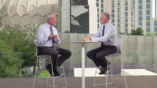 ExxonMobil CEO Darren Woods discusses lowcarbon solutions at COP28 [upl. by Thomas]