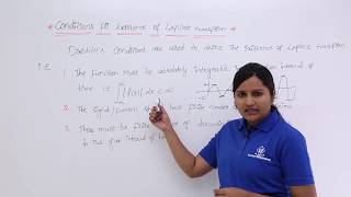 Conditions for Existence of Laplace Transform [upl. by Asilem]