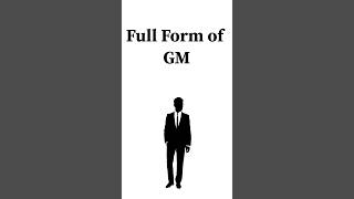 What Is The Full Form of GM  shorts ceshorts [upl. by Solrak]