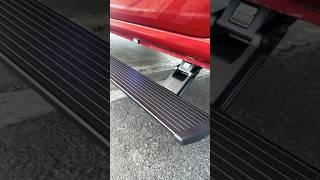 AMP PowerSteps Electric Running Boards On Chevy Silverado Trail Boa [upl. by Barret111]