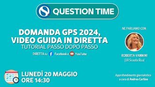 Domanda GPS 2024 video guida in diretta Tutorial passo dopo passo [upl. by Siuqcram]