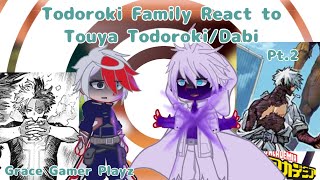 Todoroki Family React To DabiToya Todoroki Pt2 Angst  Grace gamer playz  My Hero Academia [upl. by Feune]