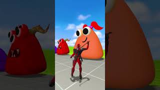 NEW THE POU BOUS REVENGE FAMILY SIZE COMPARISON in Garrys Mod  FEMALE POU [upl. by Irtemed]