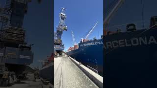 Mv quotHG Barcelonaquot under loading at Aliaga sailing ship [upl. by Chandler97]