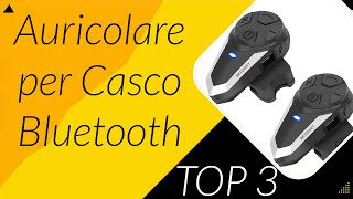 TOP ➌ Auricolare per Casco Bluetooth 2023 [upl. by Ahseki594]