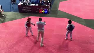 International Taekwondo fight in Dubai Fujairah open Taekwondo Championship in 2019 [upl. by Islaen]