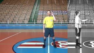 Referee signals  floorballcoachorg [upl. by Niliac]